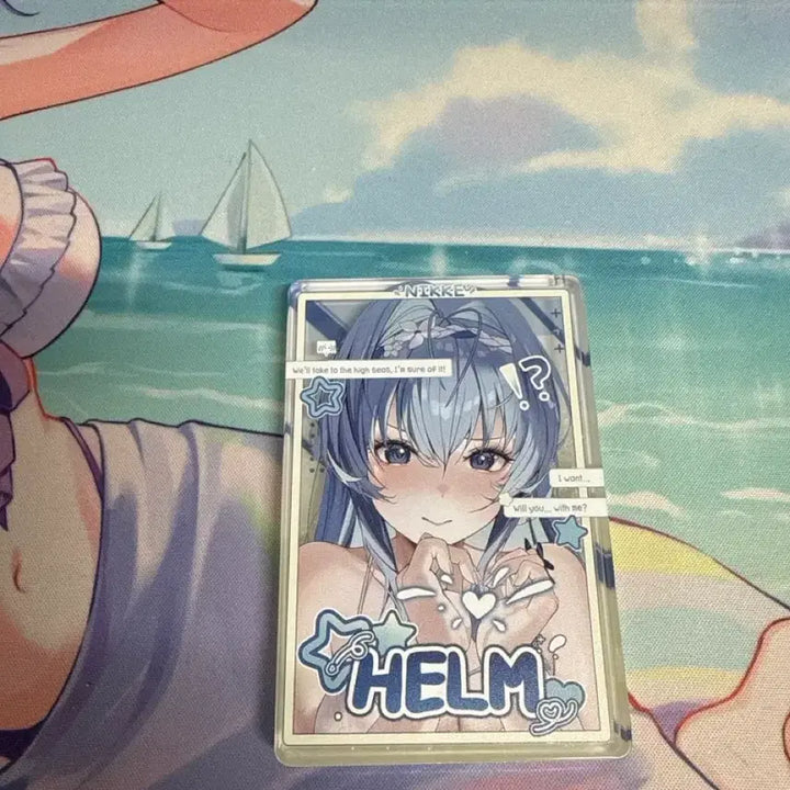 [BUNJANG] Nikke Helm Acrylic Shaker / (급처)니케 헬름 아크릴 쉐이커