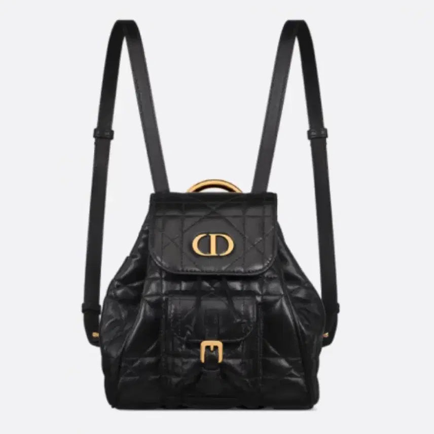 [BUNJANG] Dior Caro Backpack Small Black / 디올 카로 백팩 스몰 블랙 (풀박스,인보이스포함)
