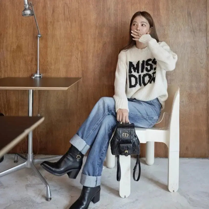 [BUNJANG] Dior Caro Backpack Small Black / 디올 카로 백팩 스몰 블랙 (풀박스,인보이스포함)