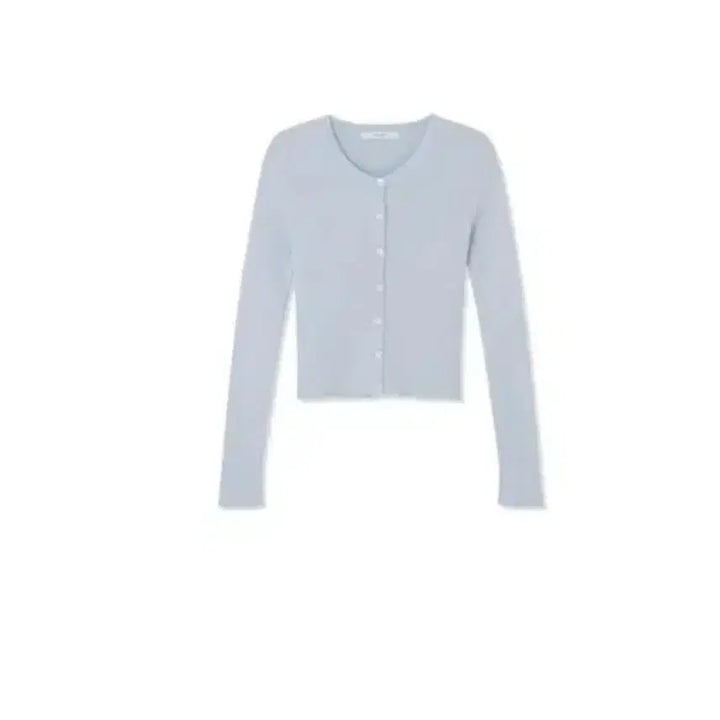 [BUNJANG] Code:U Rose Cardigan Sky Blue / 코드유 로즈가디건 스카이블루