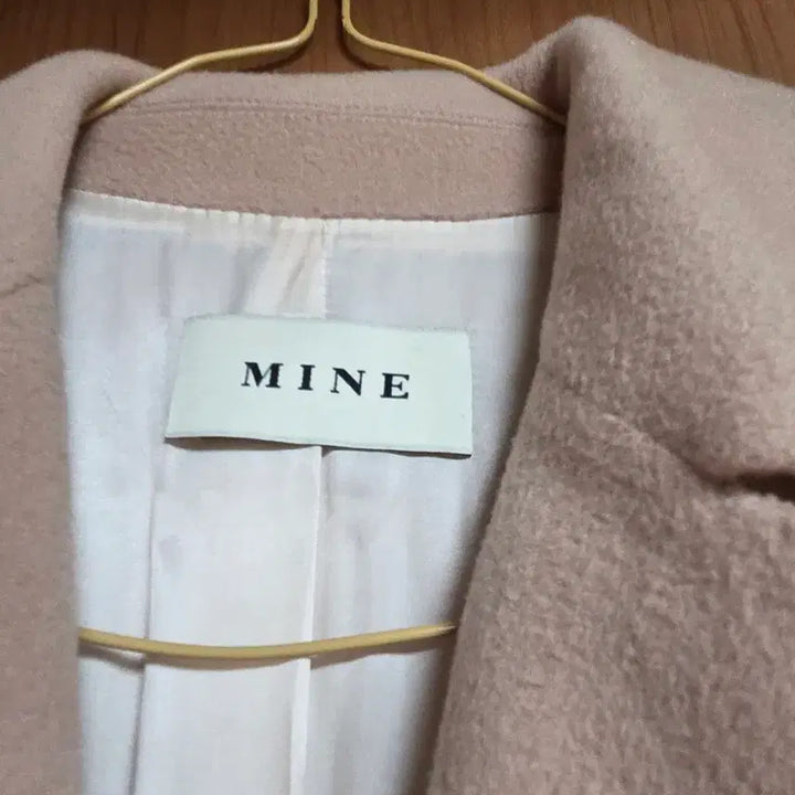 [BUNJANG] Mine Rose Pink Basic Coat / 마인코트