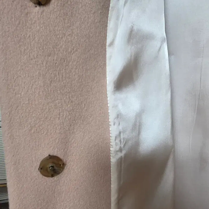 [BUNJANG] Mine Rose Pink Basic Coat / 마인코트