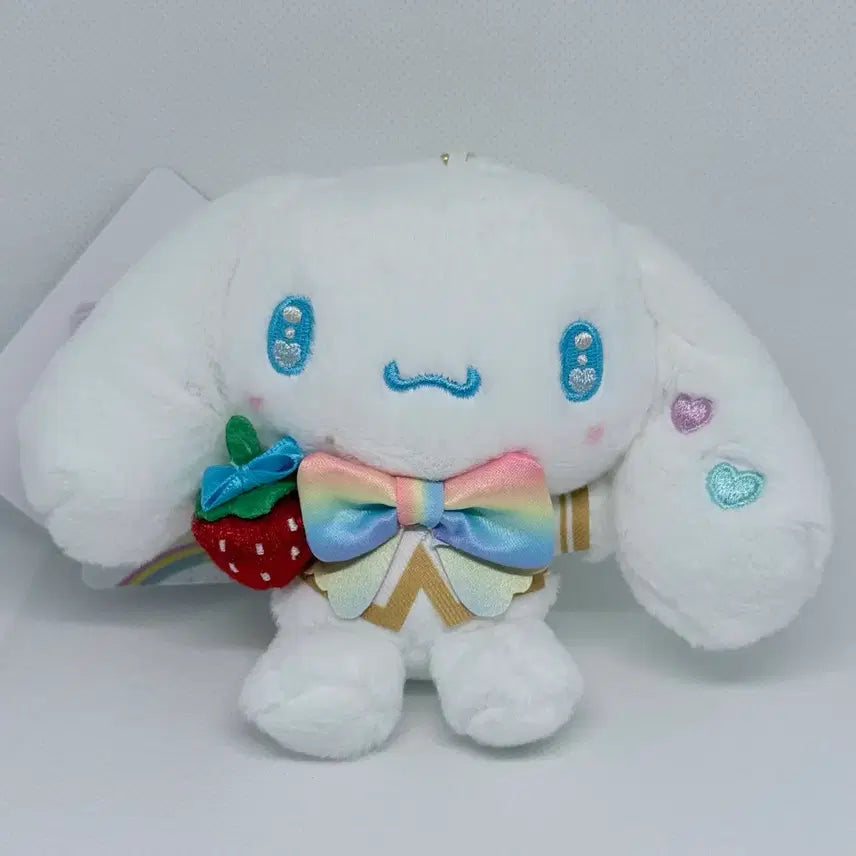 [BUNJANG] Sanrio Cinnamoroll 50th Anniversary Rainbow Mascot Keyring / 산리오 이치고 50주년 레인보우 마스코트 키링 시나모롤