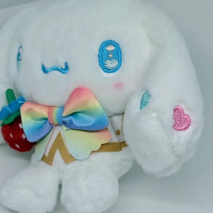 [BUNJANG] Sanrio Cinnamoroll 50th Anniversary Rainbow Mascot Keyring / 산리오 이치고 50주년 레인보우 마스코트 키링 시나모롤