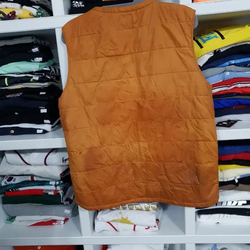 [BUNJANG] The North Face 100 Orange Lightweight Padded Vest / 노스페이스 100 오렌지 경량 패딩 조끼