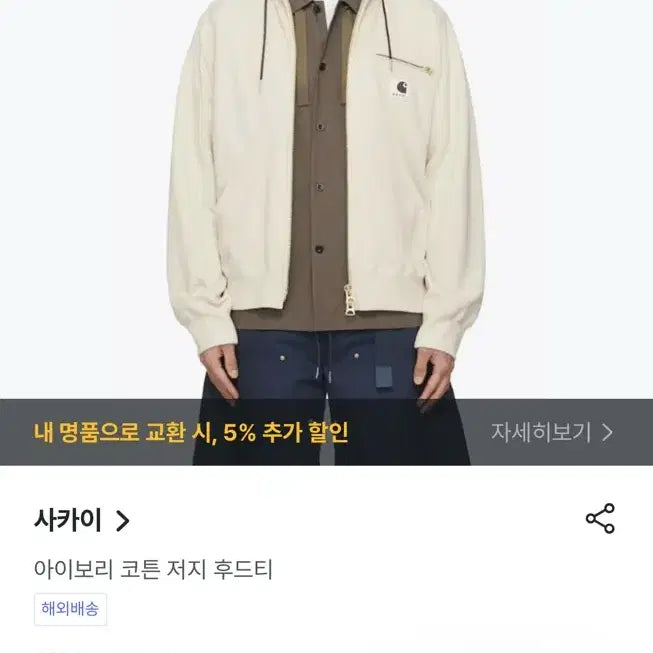 [BUNJANG] Nike Sacai Hoodie Zip-up / 나이키 사카이 후드 집업