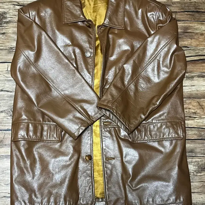 [BUNJANG] Leather Jacket / Cow Leather Jacket