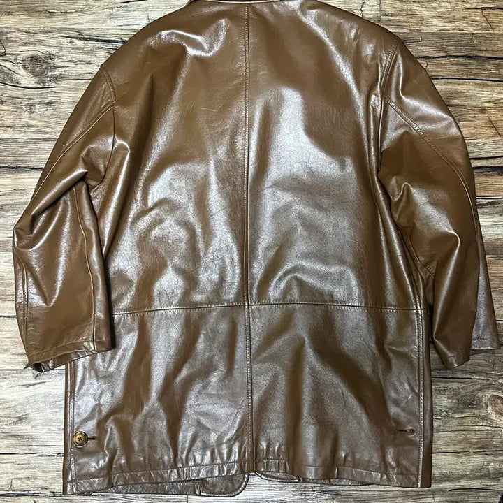 [BUNJANG] Leather Jacket / Cow Leather Jacket