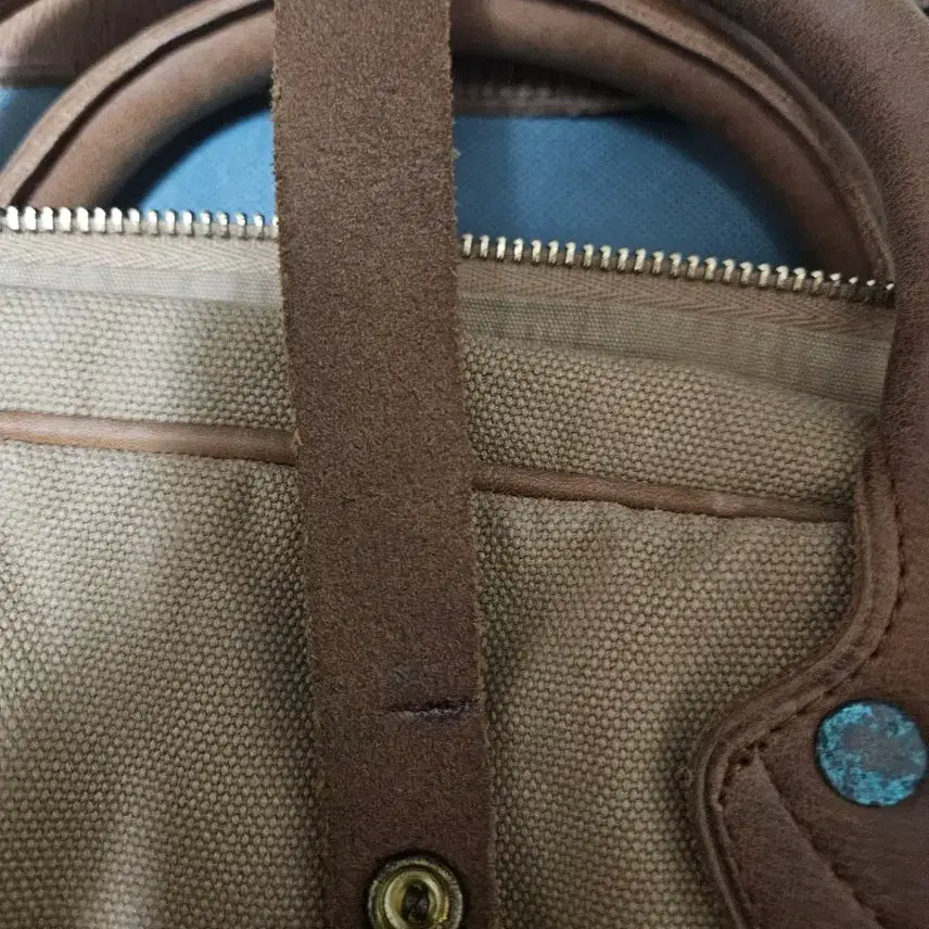 [BUNJANG] RRL Leather Trim Briefcase / rrl 레더 트림 브리프 케이스