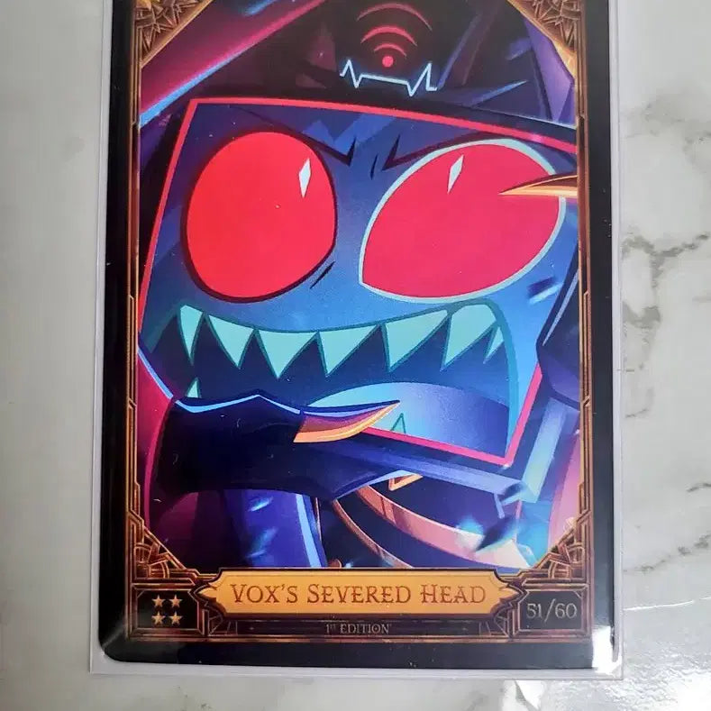 [BUNJANG] Hazbin Hotel Vox Head Trading Card / 해즈빈카드 트레이딩카드 트레카 복스 헤드 판매합니다.