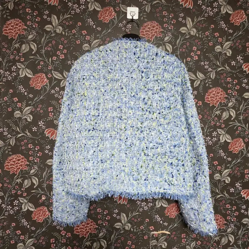 [BUNJANG] Dedear Blue Tweed Jacket / dedear여성트위드 블루 금장 자켓F