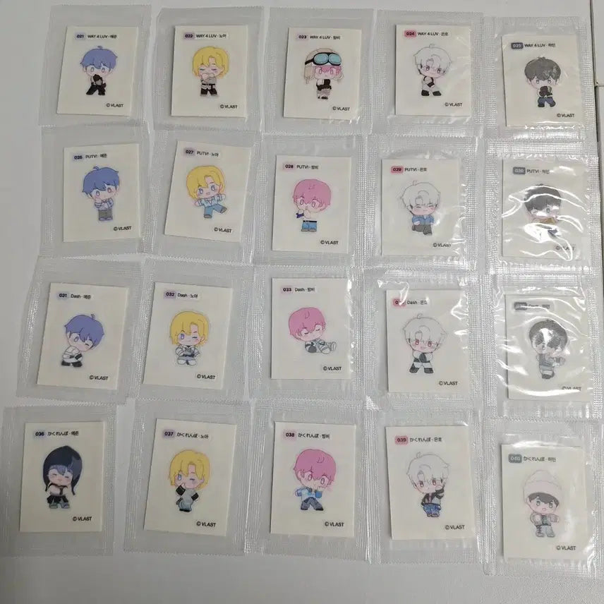 [BUNJANG] PLAVE Sticker Set / 플레이브 띠부씰 60종 풀셋트 1세트 팝니다.