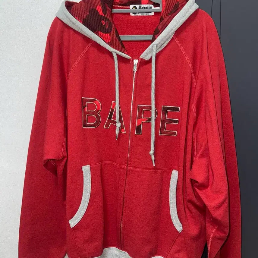 [BUNJANG] Bape Color Camo Hoodie Zip-up / 베이프 컬러 카모 후드집업