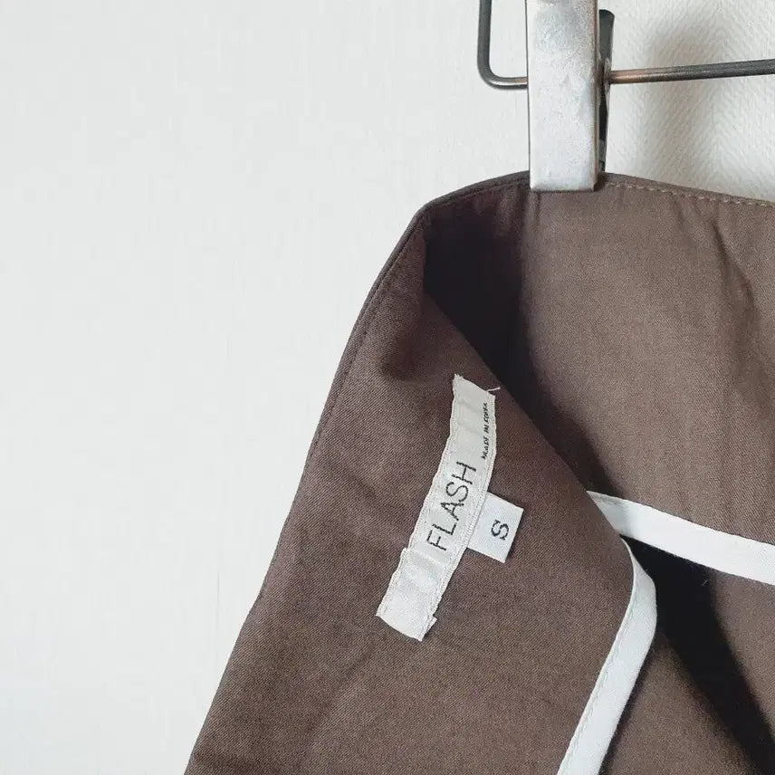 [BUNJANG] Unbranded Brown Pleated Long Skirt / (새) 바스락 밤색 핀턱 롱 스커트 s