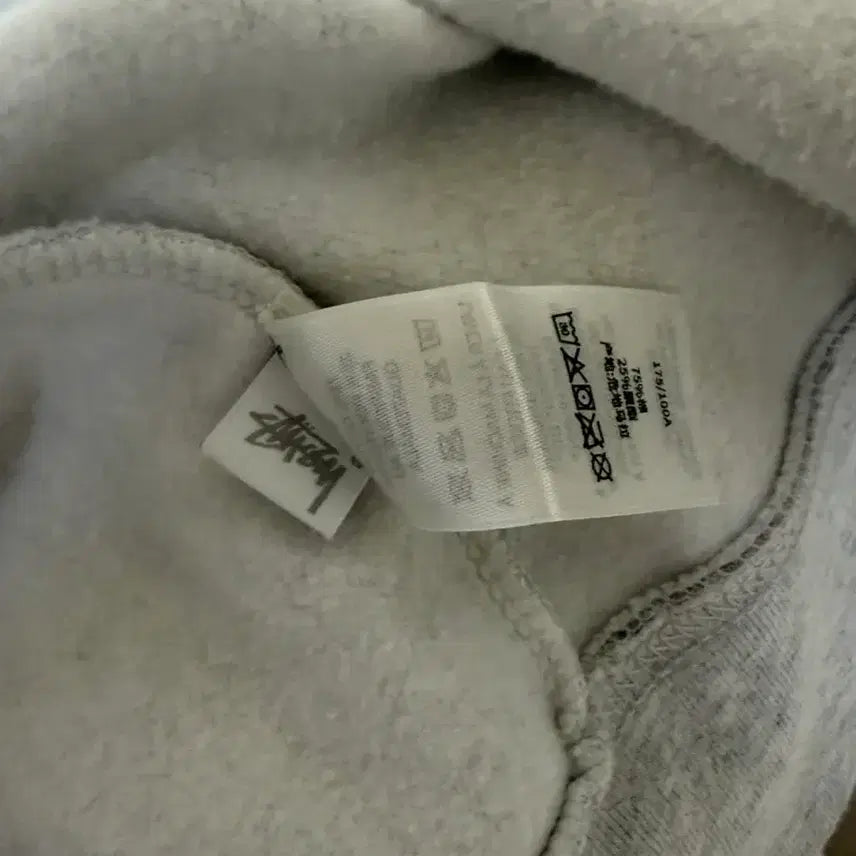 [BUNJANG] Stussy Basic Hoodie Zip-up Grey L / 스투시 베이직 후드집업 그레이 L
