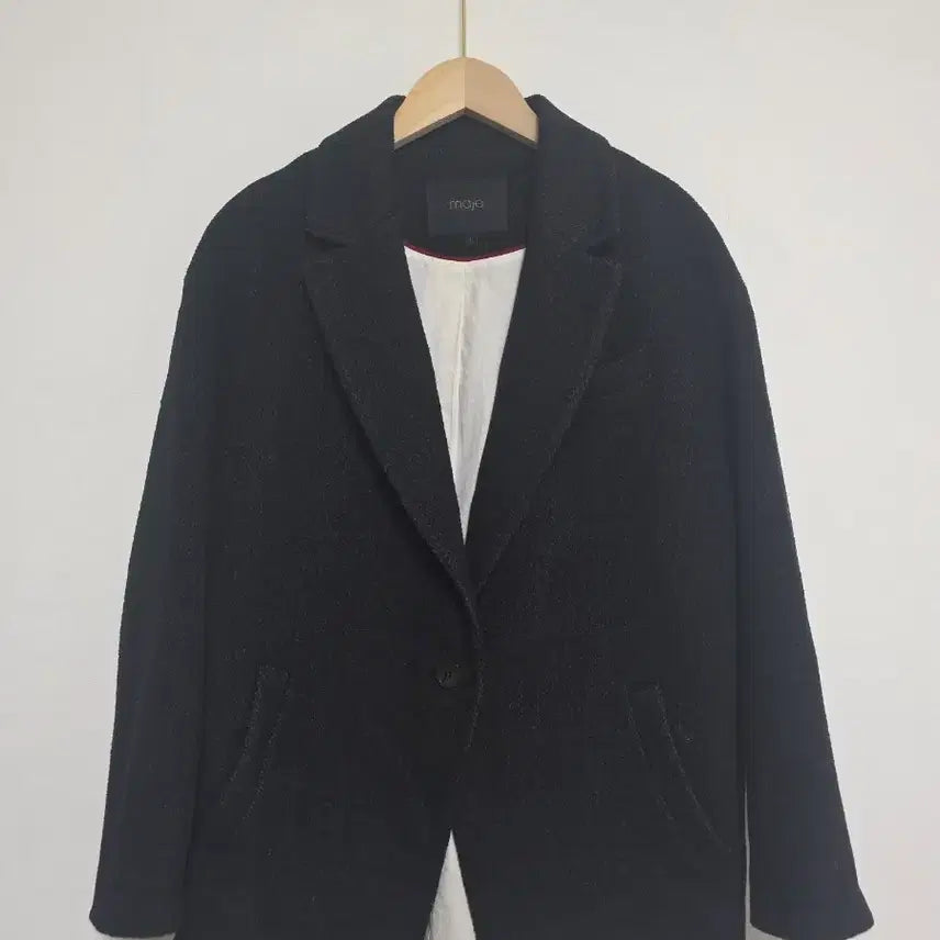 [BUNJANG] Maje Black Wool Jacket (Size 1) / Maje 마쥬 울80% 블랙 자켓 1사이즈 55~슬림66