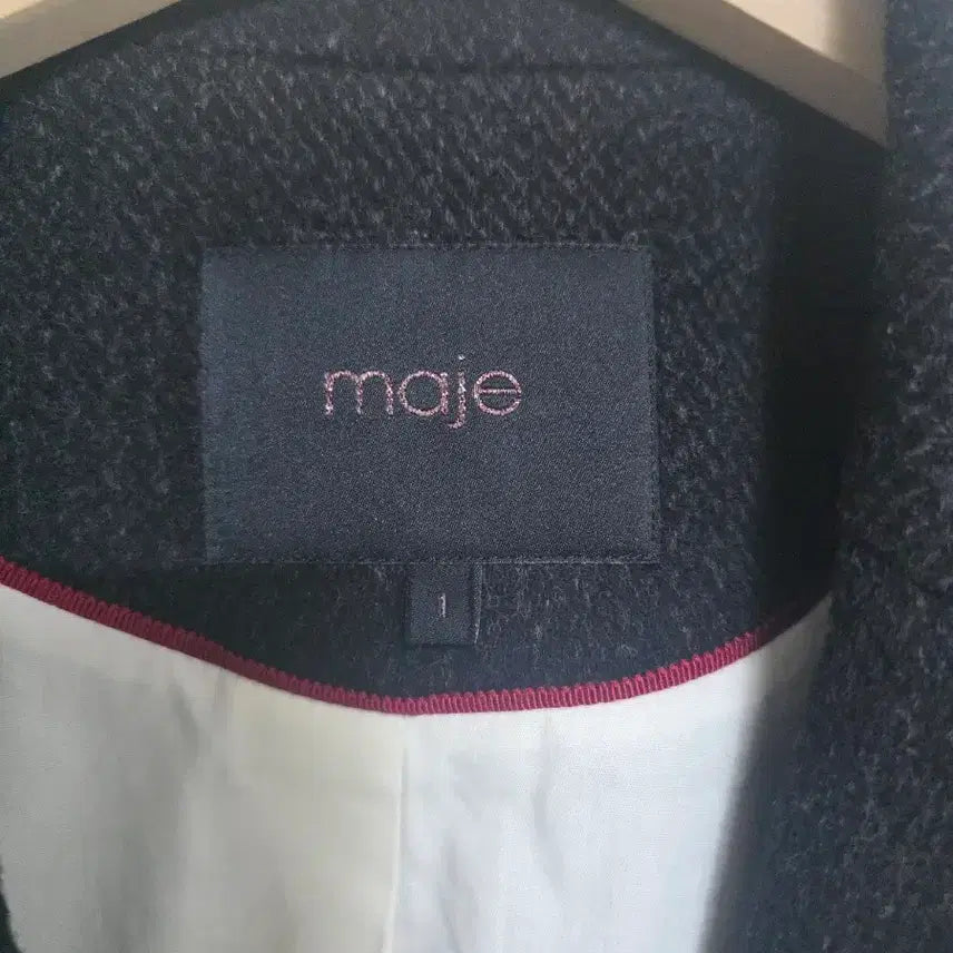 [BUNJANG] Maje Black Wool Jacket (Size 1) / Maje 마쥬 울80% 블랙 자켓 1사이즈 55~슬림66