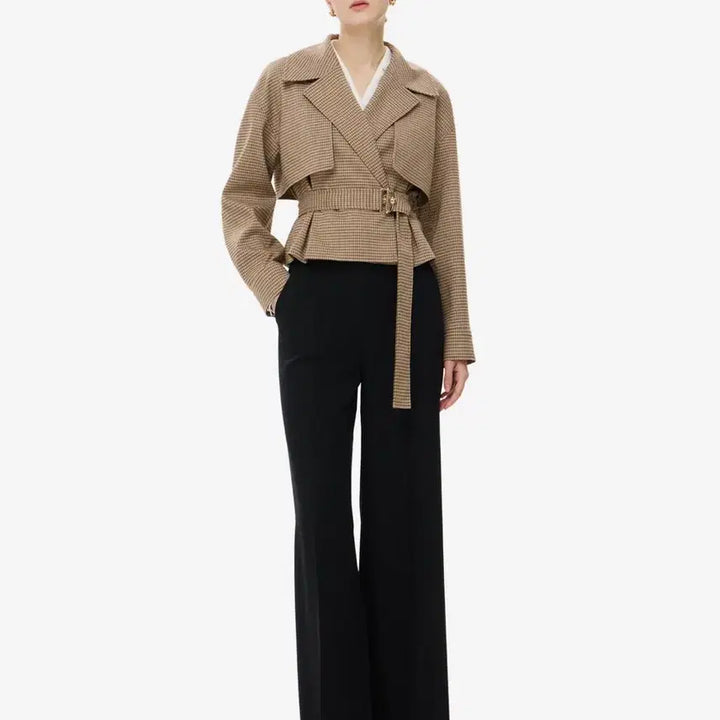 [BUNJANG] MOJO.S.PHINE Checkered Crop Jacket / MOJO 25년 제품! 모조에스핀 고급라인 체크 자켓