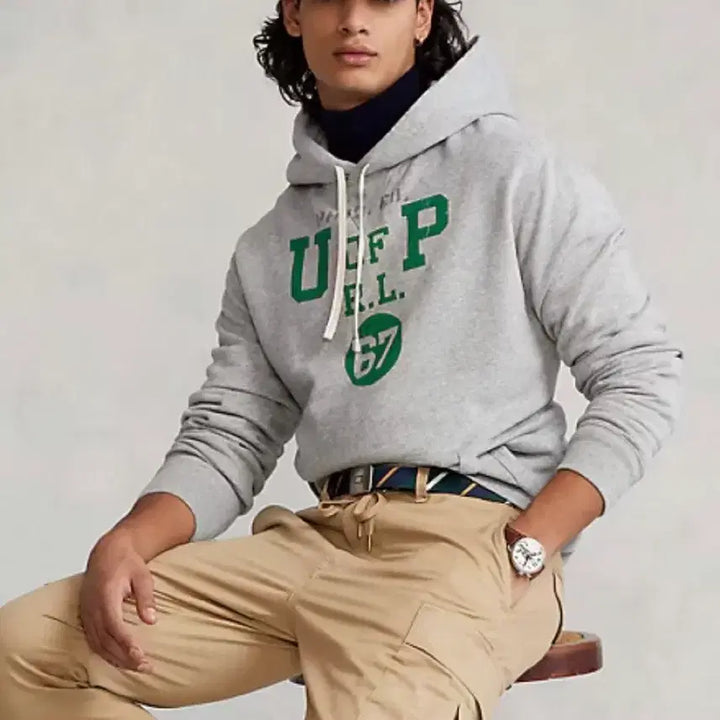 [BUNJANG] Polo Ralph Lauren Graphic Hoodie / 폴로 랄프로렌 그래픽 후드티
