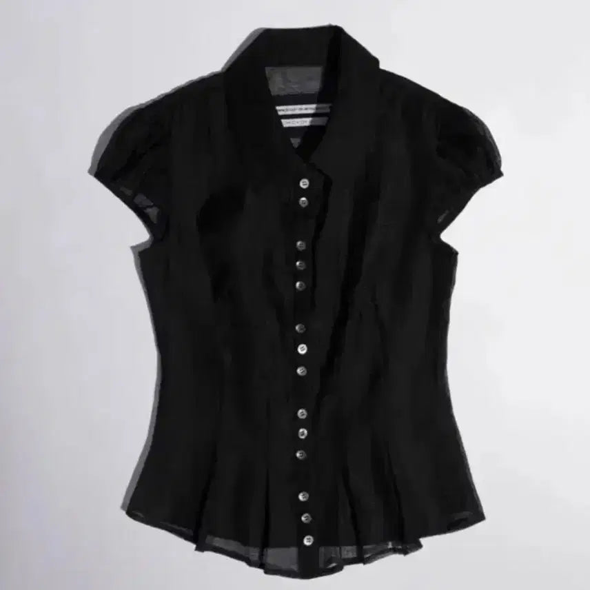 [BUNJANG] Sculptor Blouse M Sheer / 내일까지 판매 (27일) 스컬프터 블라우스 M 쉬어 시어 sheer