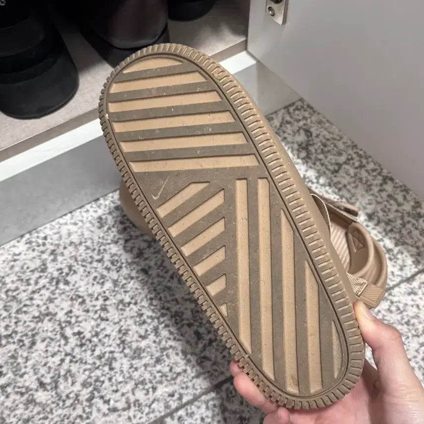 [BUNJANG] Nike Calm Mules Sandals Beige / 나이키 Calm 뮬 샌들 베이지