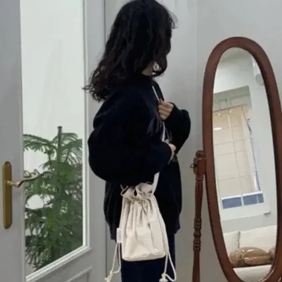 [BUNJANG] oyo Beige Cross Bag / oyo 복조리 베이지 가방 크로스