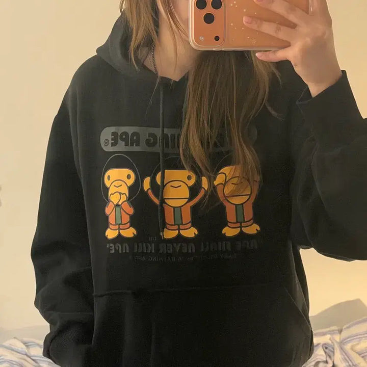 [BUNJANG] BAPE Milo Hoodie / 베이프 마일로 후드