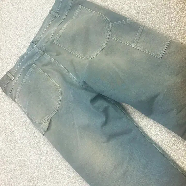 [BUNJANG] Auralee Organic Cotton Duck Pants Ash Green Size 3 / 25SS 오라리 오가닉 코튼 덕 팬츠 애쉬그린 3