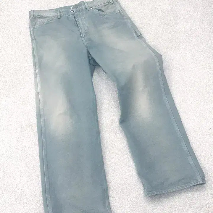 [BUNJANG] Auralee Organic Cotton Duck Pants Ash Green Size 3 / 25SS 오라리 오가닉 코튼 덕 팬츠 애쉬그린 3