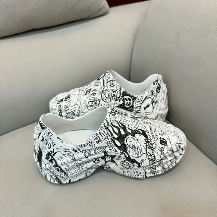 [BUNJANG] Dolce &amp; Gabbana Graffiti Sneakers (Size 39) / 돌체앤가바나 그래피티 신발 스니커즈 39사이즈