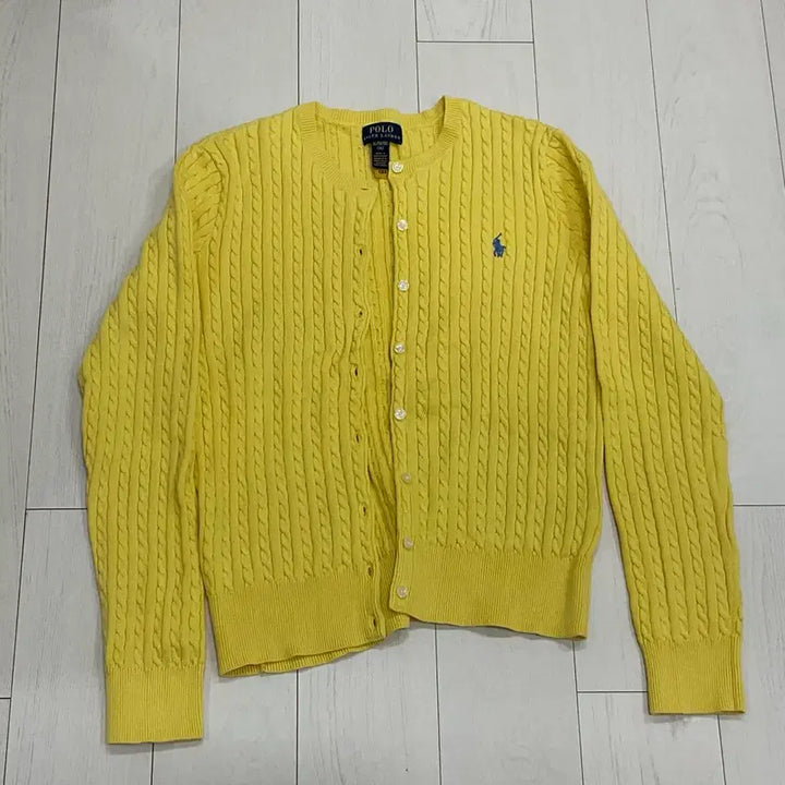 [BUNJANG] Polo Girls XL Pink Cardigan / 폴로 걸즈 가디건 xl