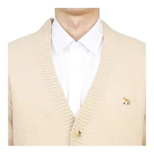 [BUNJANG] Maison Kitsune Baby Fox Wool Cardigan / 메종키츠네 베이비폭스 울 가디건