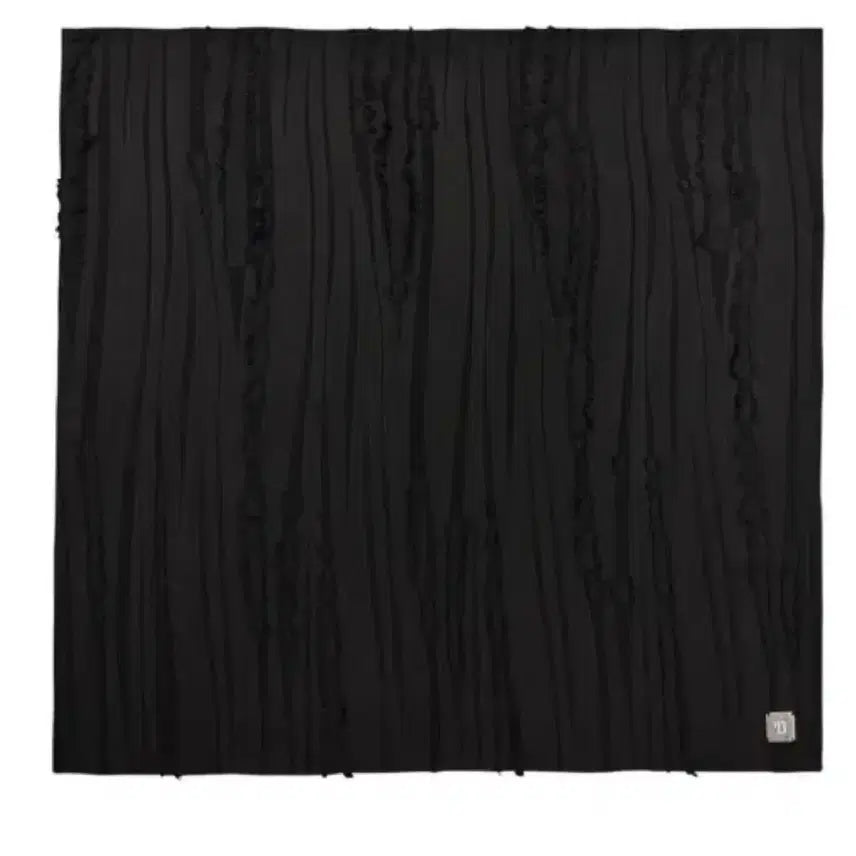 [BUNJANG] Trimming Bird Fringe Scarf - Black / [새상품] 트리밍버드 프린지 스카프 블랙