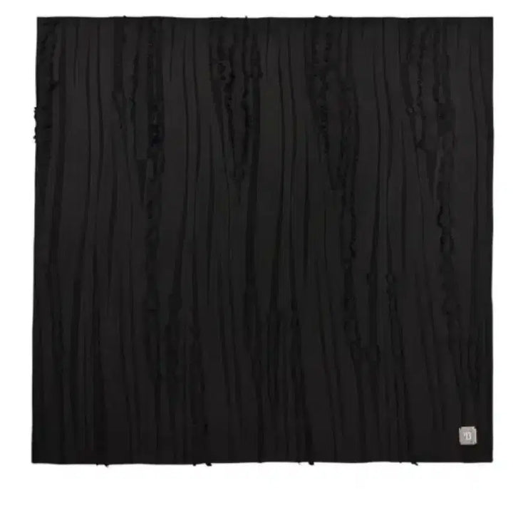 [BUNJANG] Trimming Bird Fringe Scarf - Black / [새상품] 트리밍버드 프린지 스카프 블랙