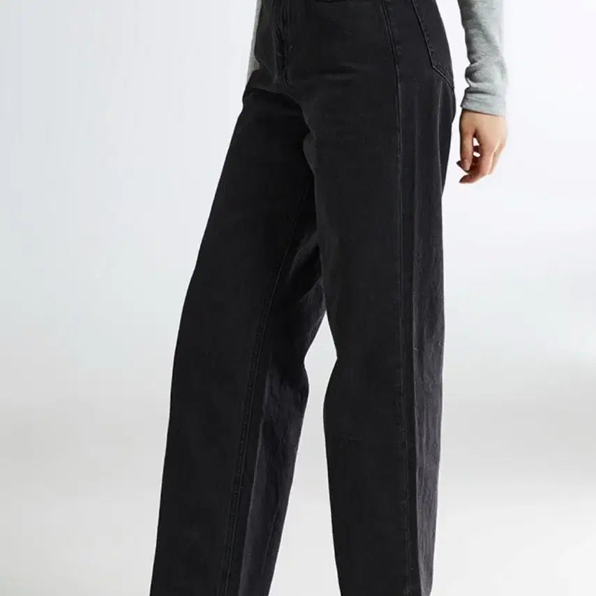 [BUNJANG] Spao Dark Gray Wide Pants 64 / 스파오 다크그레이 와이드팬츠 64 새상품