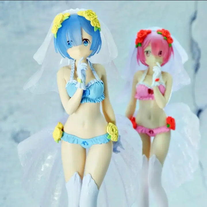 [BUNJANG] Re:Zero Rem &amp; Ram EXQ Figure Set / Re:제로부터 렘/람 EXQ 피규어 세트
