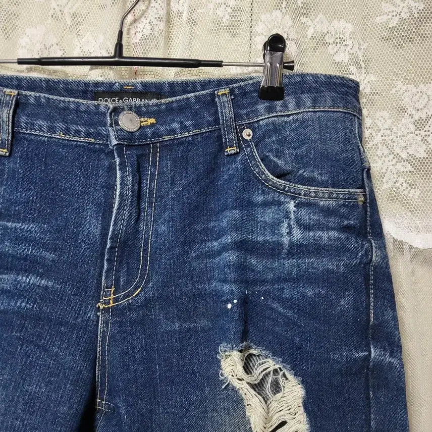 [BUNJANG] Dolce & Gabbana Denim Shorts / 돌체앤가바나 데미지 데님 반바지