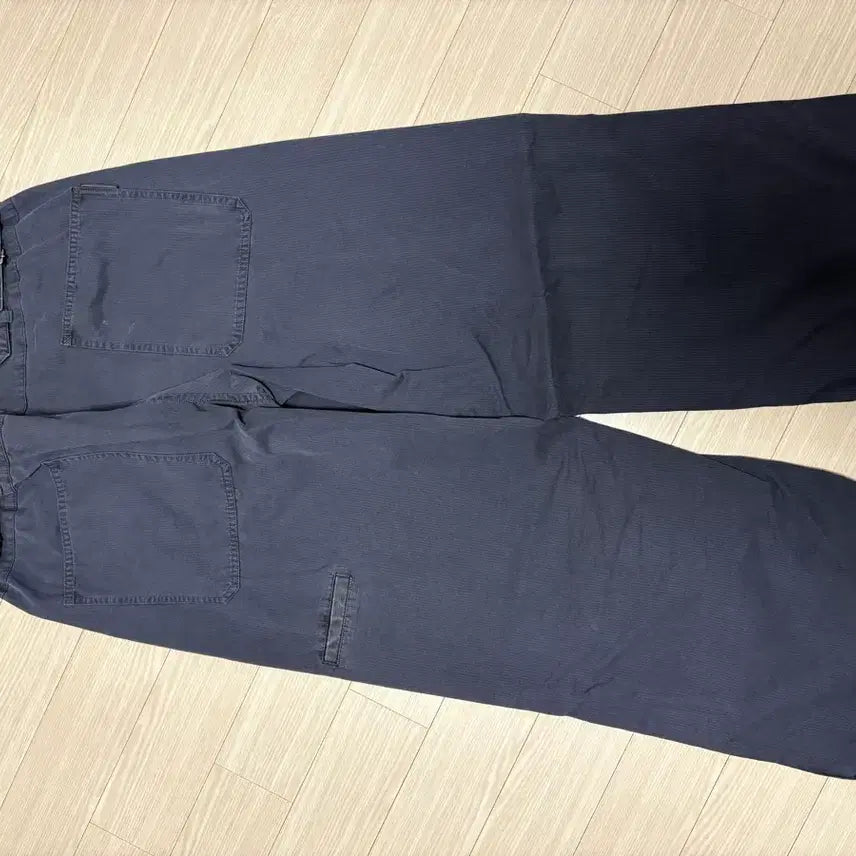 [BUNJANG] Polytelu Dark Charcoal Navy Pants / [2]폴리테루 파라팬츠 다크차콜네이비