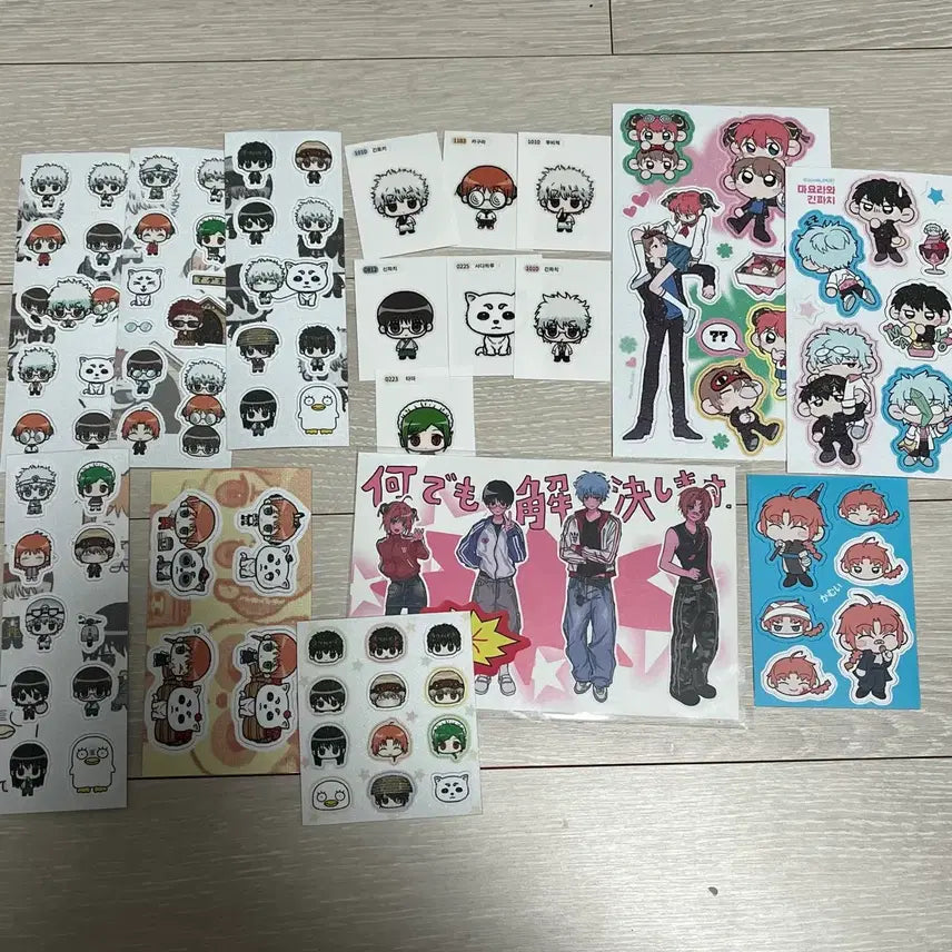 [BUNJANG] Non-Official Sticker Bundle Set / 은혼 라보님 김부록님 머핀님 비공굿 스티커 일괄