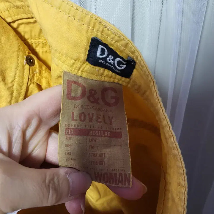 [BUNJANG] Dolce & Gabbana D&G Yellow Shorts / 돌체앤가바나 D&G 옐로우 반바지