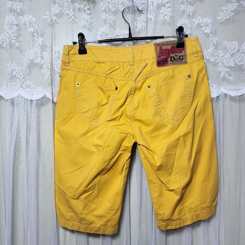 [BUNJANG] Dolce & Gabbana D&G Yellow Shorts / 돌체앤가바나 D&G 옐로우 반바지