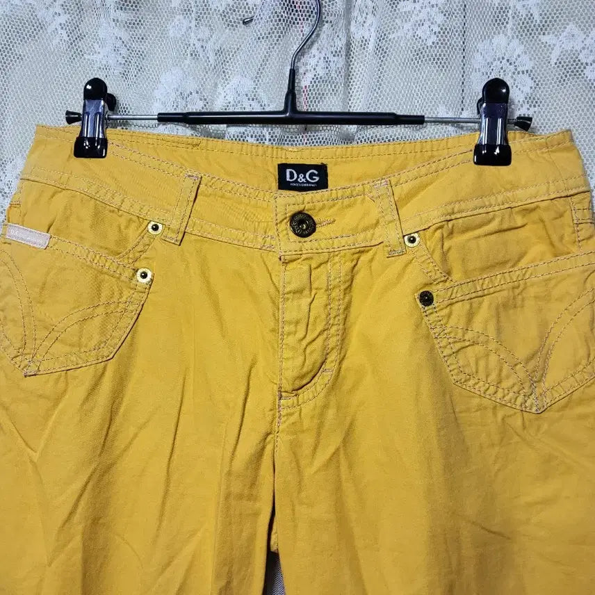 [BUNJANG] Dolce & Gabbana D&G Yellow Shorts / 돌체앤가바나 D&G 옐로우 반바지