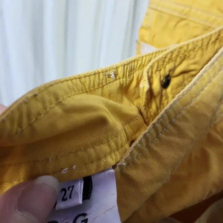 [BUNJANG] Dolce & Gabbana D&G Yellow Shorts / 돌체앤가바나 D&G 옐로우 반바지