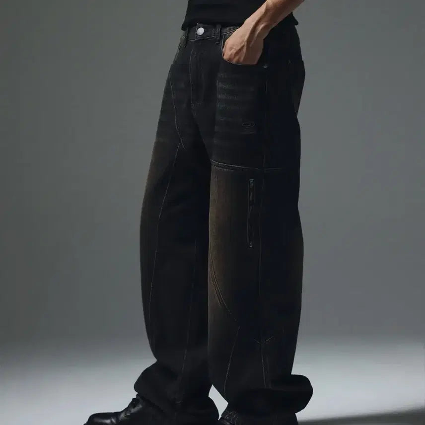 [BUNJANG] Travel Washed Denim Pants / 트래블 절개 워싱 데님팬츠 판매