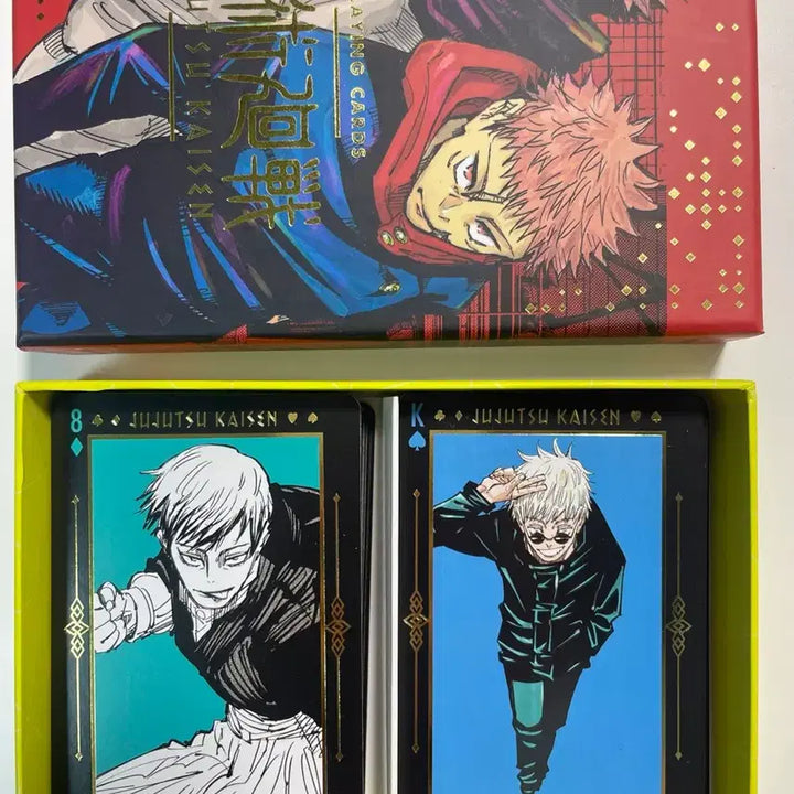 [BUNJANG] Jujutsu Kaisen Gilt Original Art Trump Cards Bundle Set / 주술회전 금박 원화 트럼프 카드