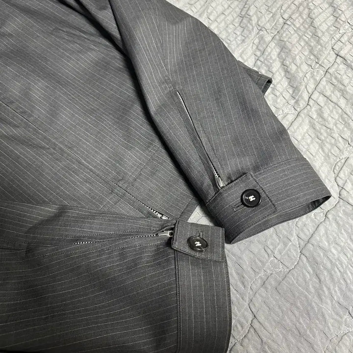 [BUNJANG] Allene Stripe Crop Jacket / 알렌느 스트라이프 크롭 자켓