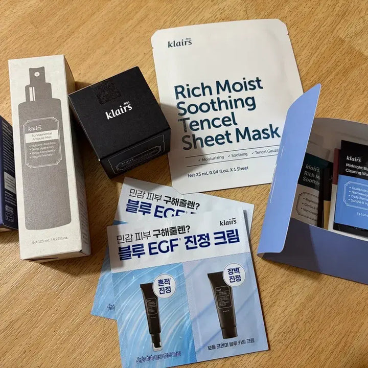 [BUNJANG] Klairs Skincare Bundle / 클레어스 블루카밍크림 외