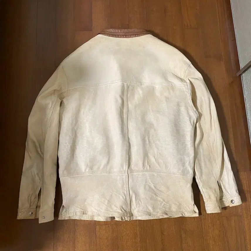 [BUNJANG] Giorgio Armani 80s Suede High Collar Jacket / [XL] 80s 조르지오 아르마니 스웨이드 하이칼라 자켓