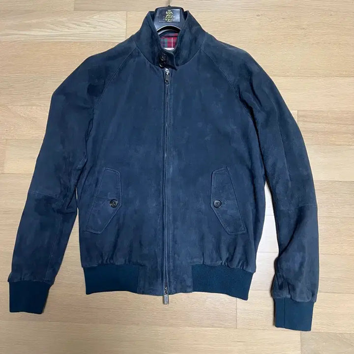 [BUNJANG] Baracuta G9 Suede Jacket Navy (Size 40) / 바라쿠타 g9 스웨이드 네이비 40 사이즈