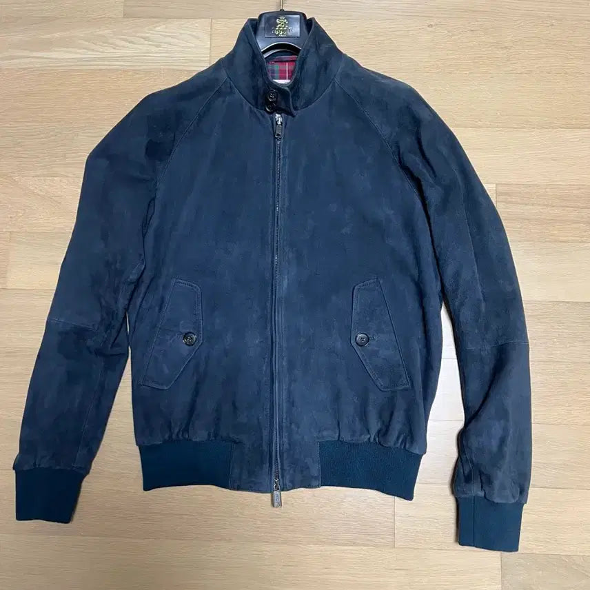 [BUNJANG] Baracuta G9 Suede Jacket Navy (Size 40) / 바라쿠타 g9 스웨이드 네이비 40 사이즈